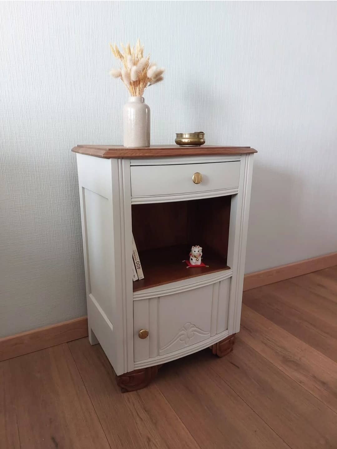 Chever Art Déco en chêne massif