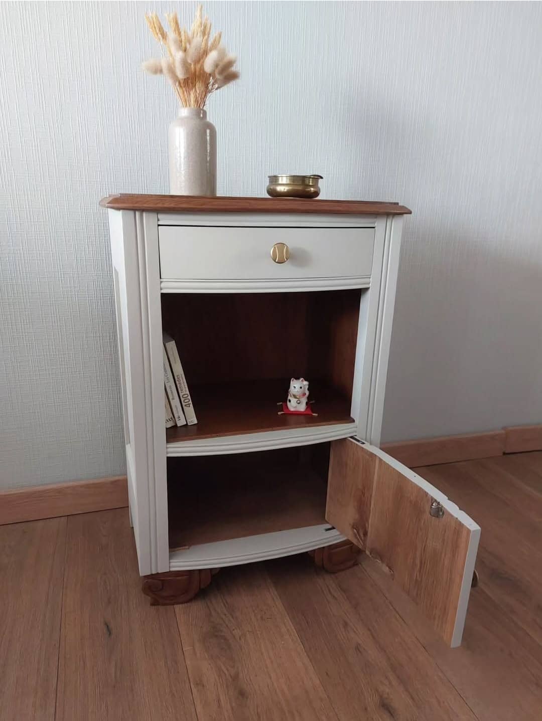 Chever Art Déco en chêne massif