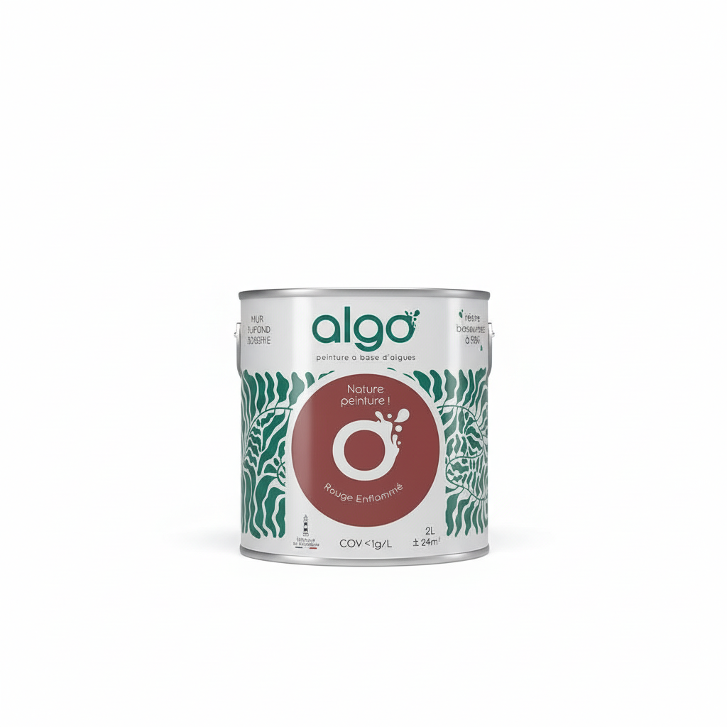 Peinture écologique Algo - Rouge enflammé