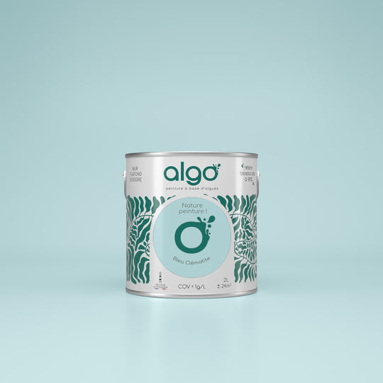 Peinture écologique Algo - Bleu Clématite