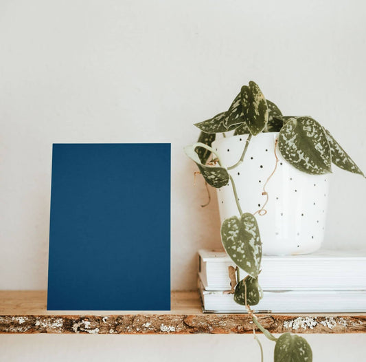 Abyss Blue Color Chart Sample