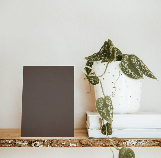 Brown Black Color Chart Sample