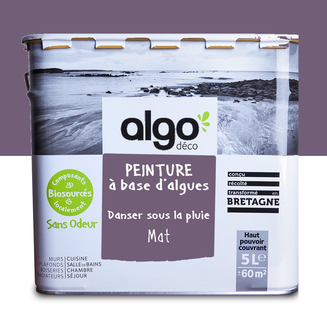 Peinture écologique Algo - Violet Danser sous la pluie