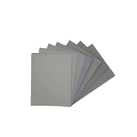 Light gray color chart sample