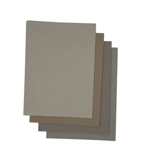 Beige brown color chart sample
