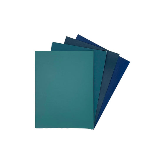 Blue-grey color chart sample