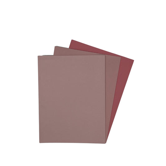 Powder pink color chart sample