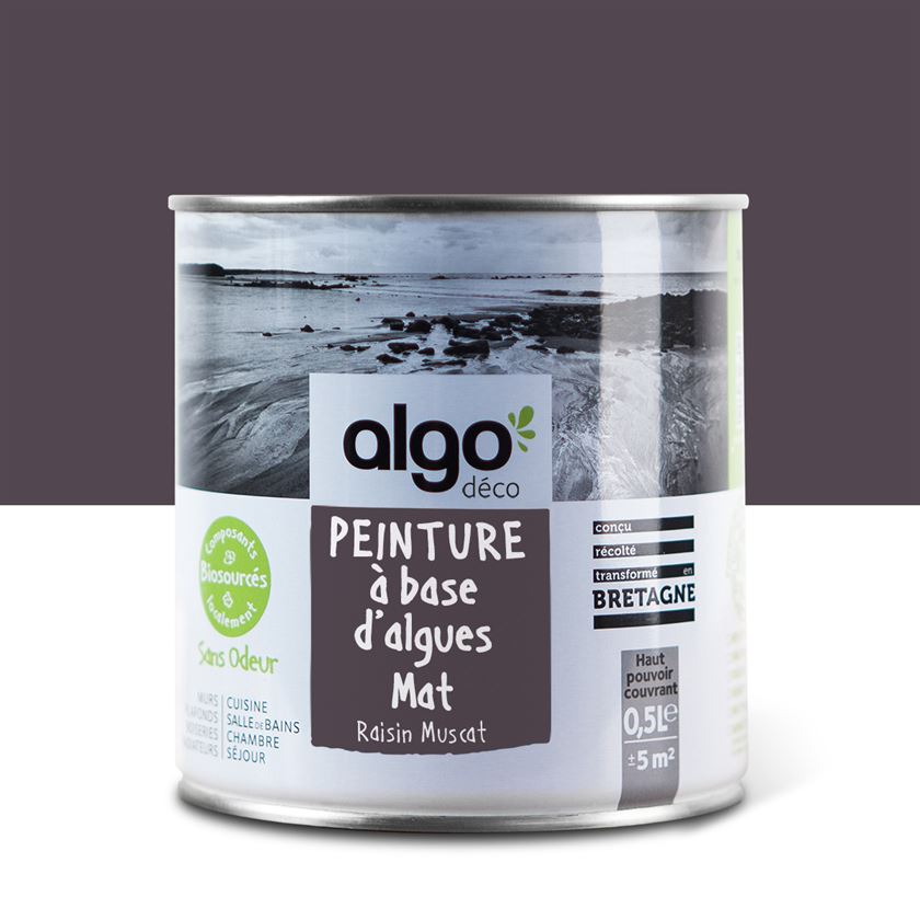 Peinture écologique Algo - Violet Raisin Muscat