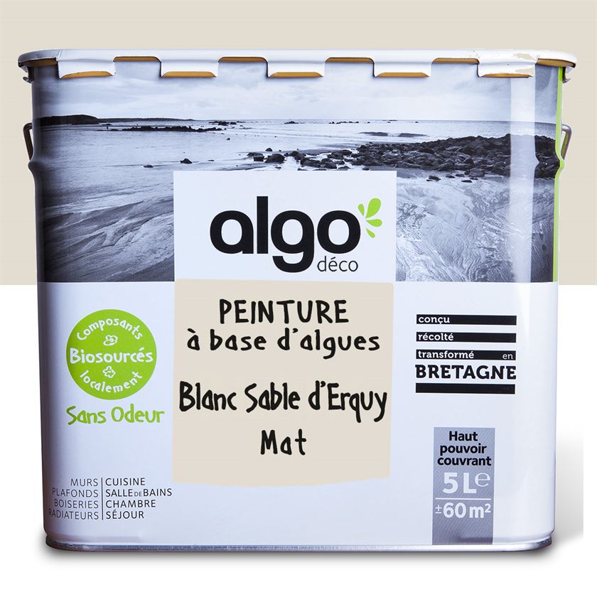 Peinture écologique Algo - Blanc Sable d’Erquy