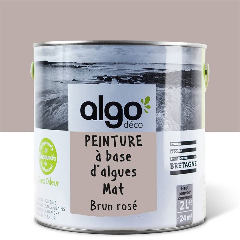 Peinture écologique Algo - Brun rosé