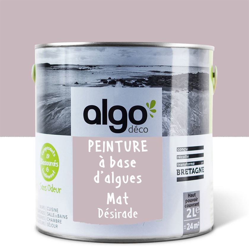 Peinture écologique Algo - Rose Désirade