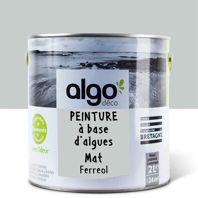 Peinture écologique Algo - Gris Ferreol