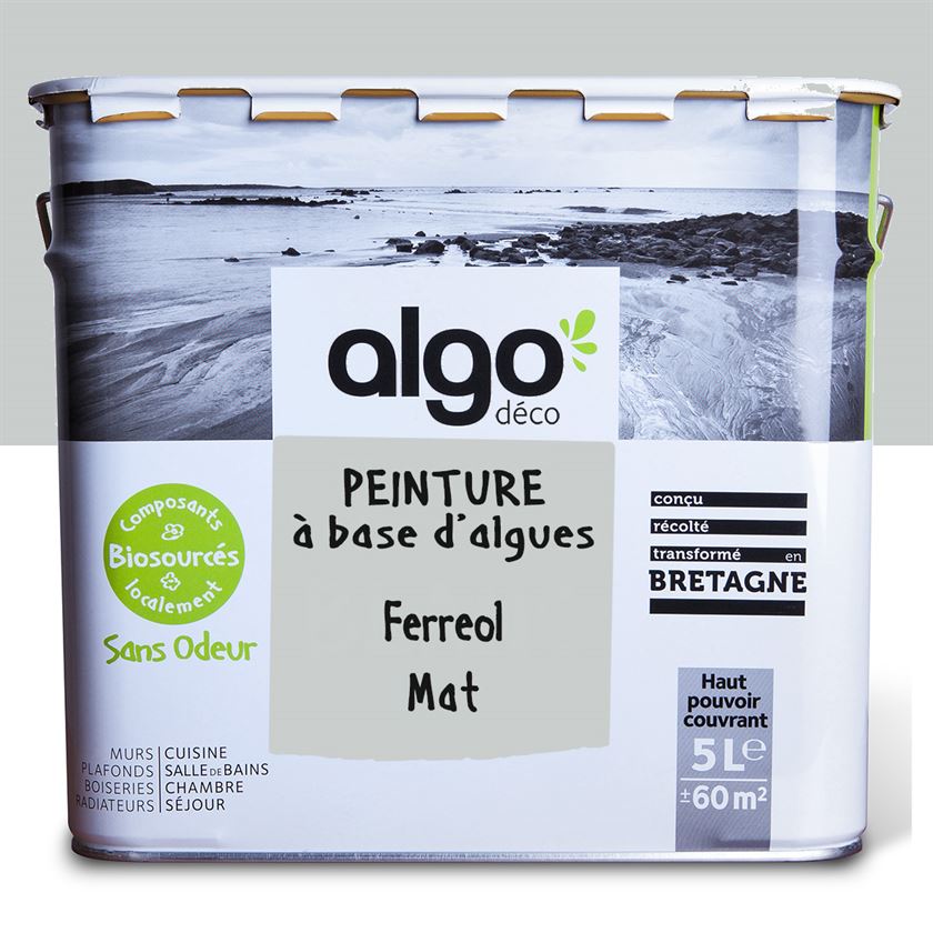 Peinture écologique Algo - Gris Ferreol