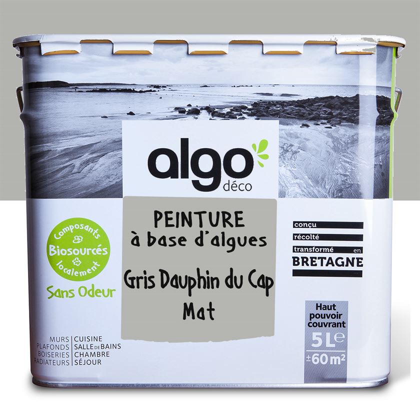 Peinture écologique Algo - Gris Dauphin du Cap