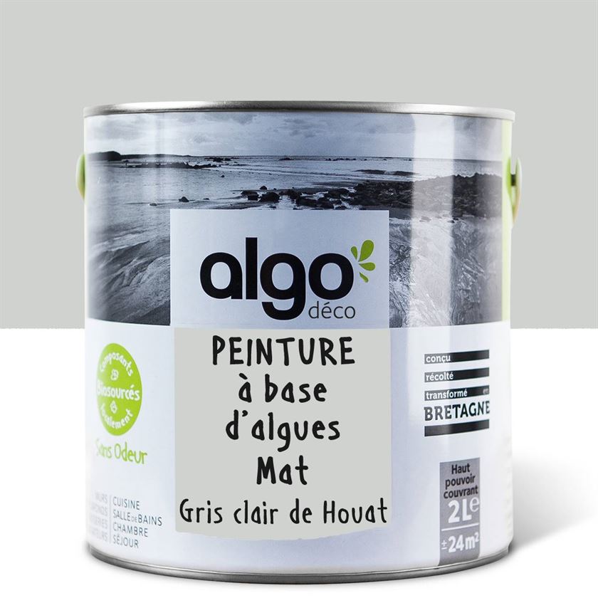 Peinture écologique Algo - Gris Clair de Houat