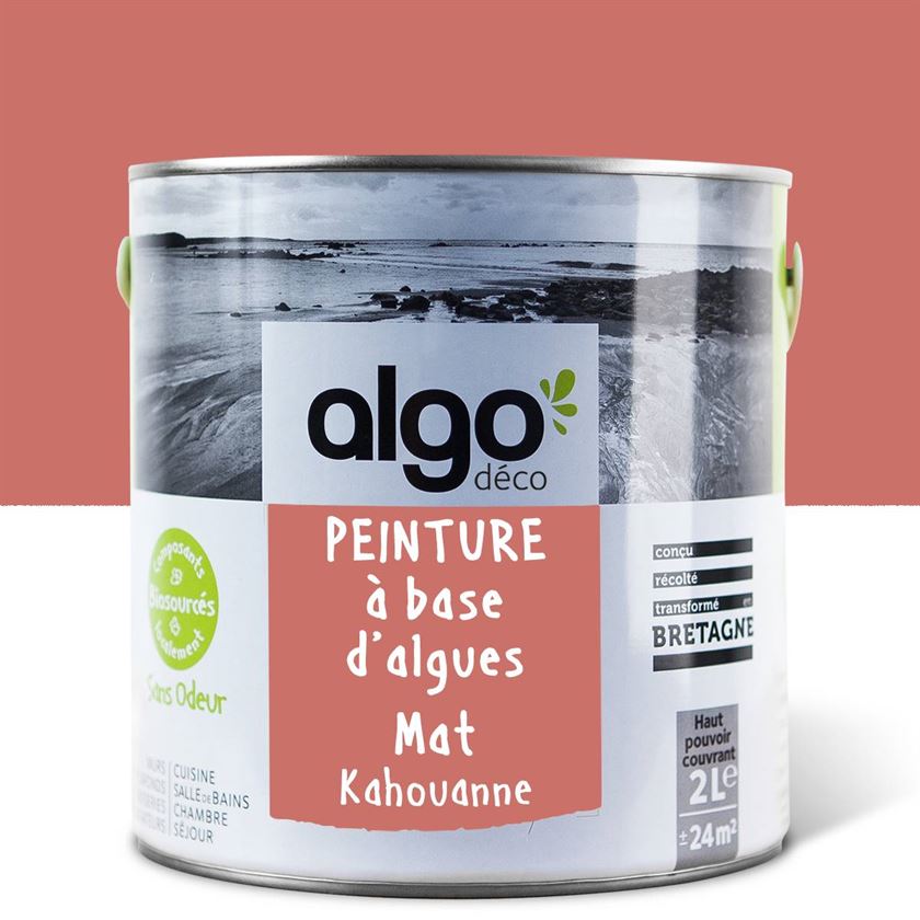 Peinture écologique Algo - Orange Kahouanne