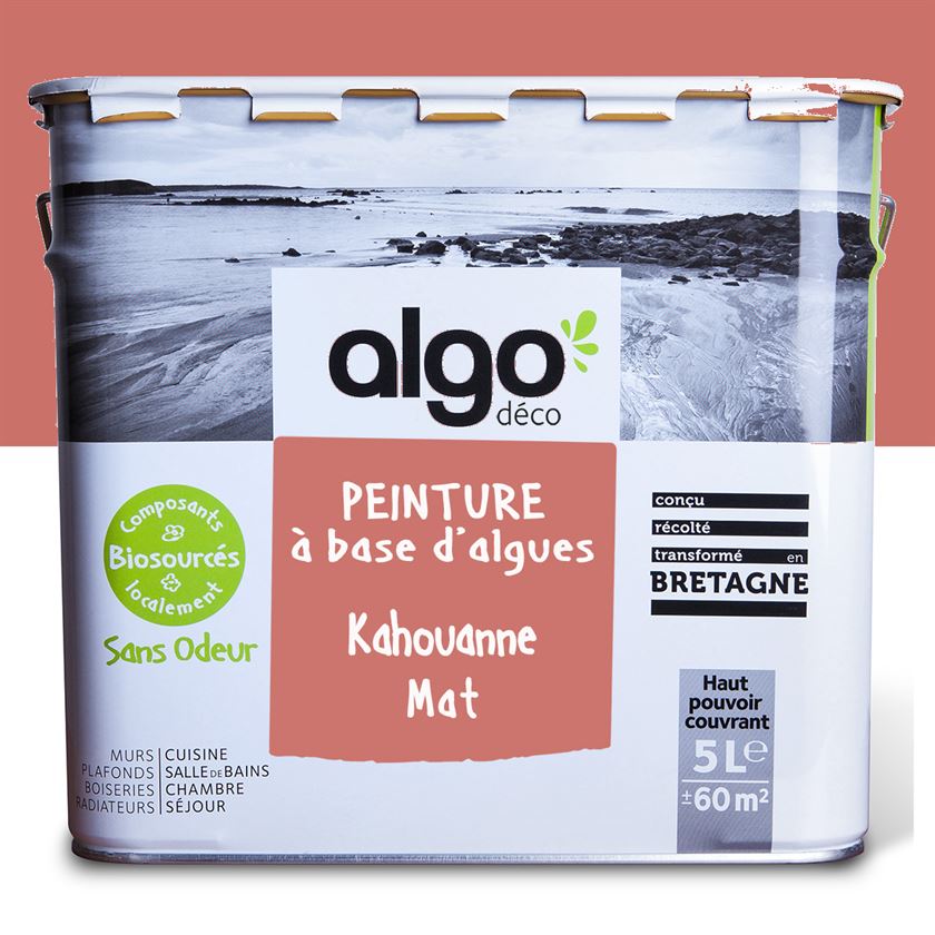 Peinture écologique Algo - Orange Kahouanne