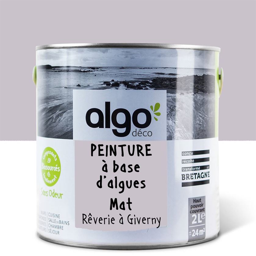 Peinture écologique Algo - Rose Rêverie à Giverny