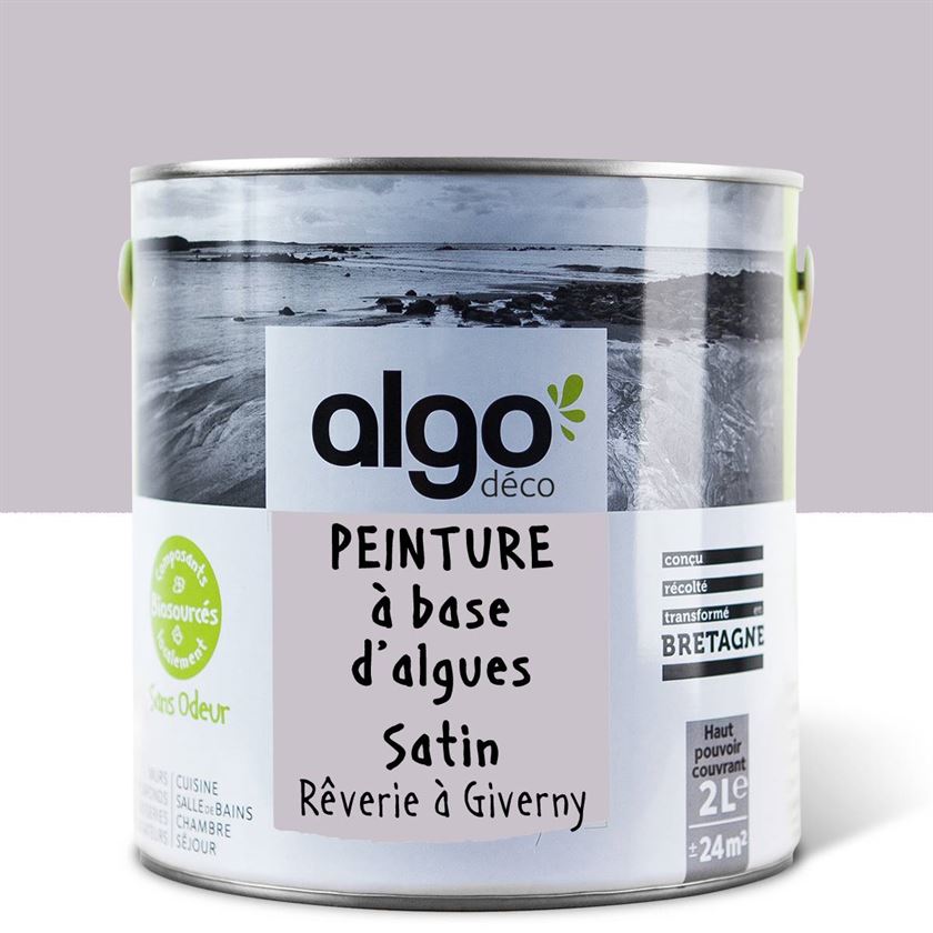 Peinture écologique Algo - Rose Rêverie à Giverny