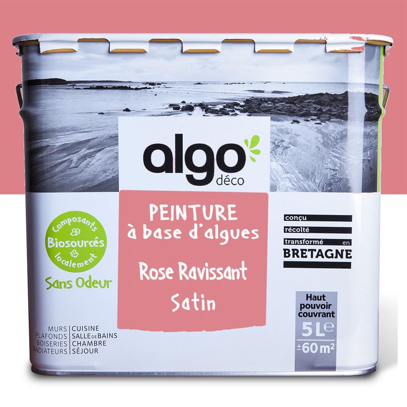 Peinture écologique Algo - Rose ravissant