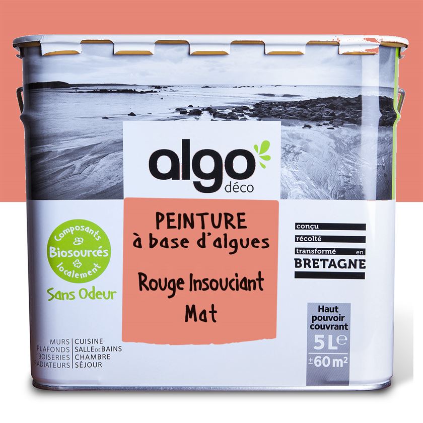 Peinture écologique Algo - Rouge Insouciant
