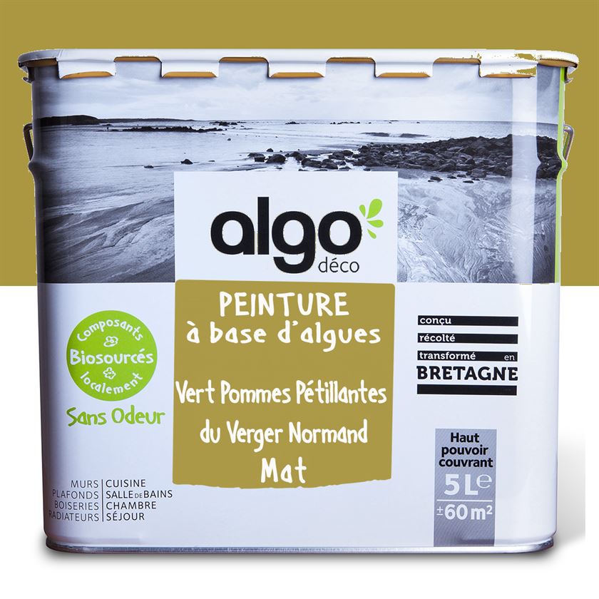 Peinture écologique Algo - Verte Pommes Pétillantes du Verger Normand