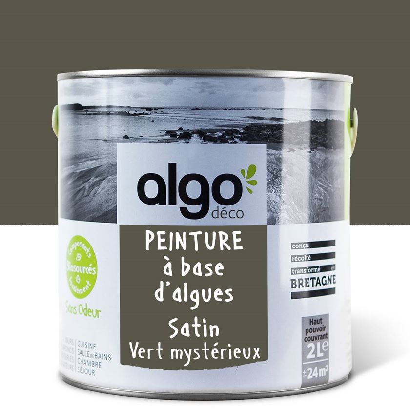 Peinture écologique Algo - Vert Mystérieux
