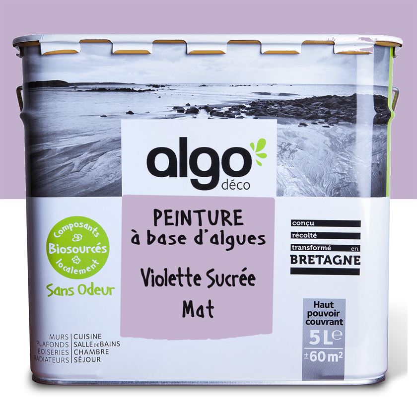 Peinture écologique Algo - Violette sucrée