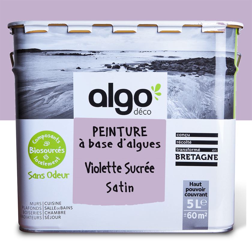 Peinture écologique Algo - Violette sucrée