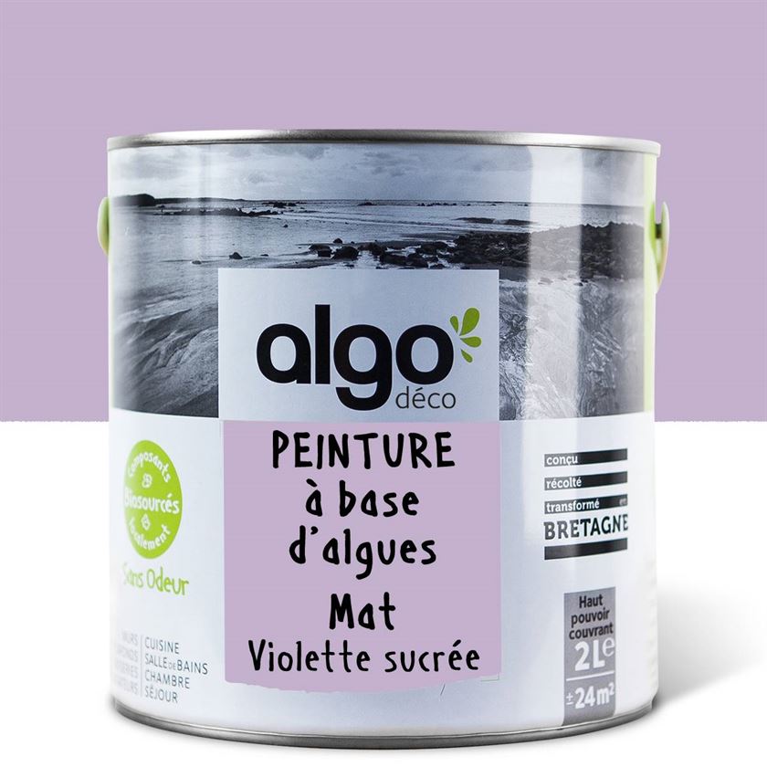 Peinture écologique Algo - Violette sucrée
