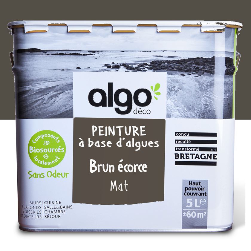Peinture écologique Algo - Brun écorce