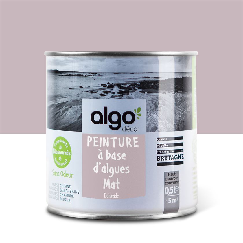 Peinture écologique Algo - Rose Désirade