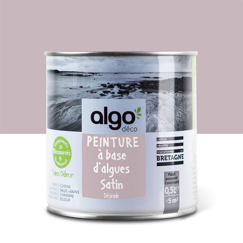 Peinture écologique Algo - Rose Désirade