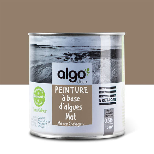 Peinture écologique Algo - Brun Châtaignes