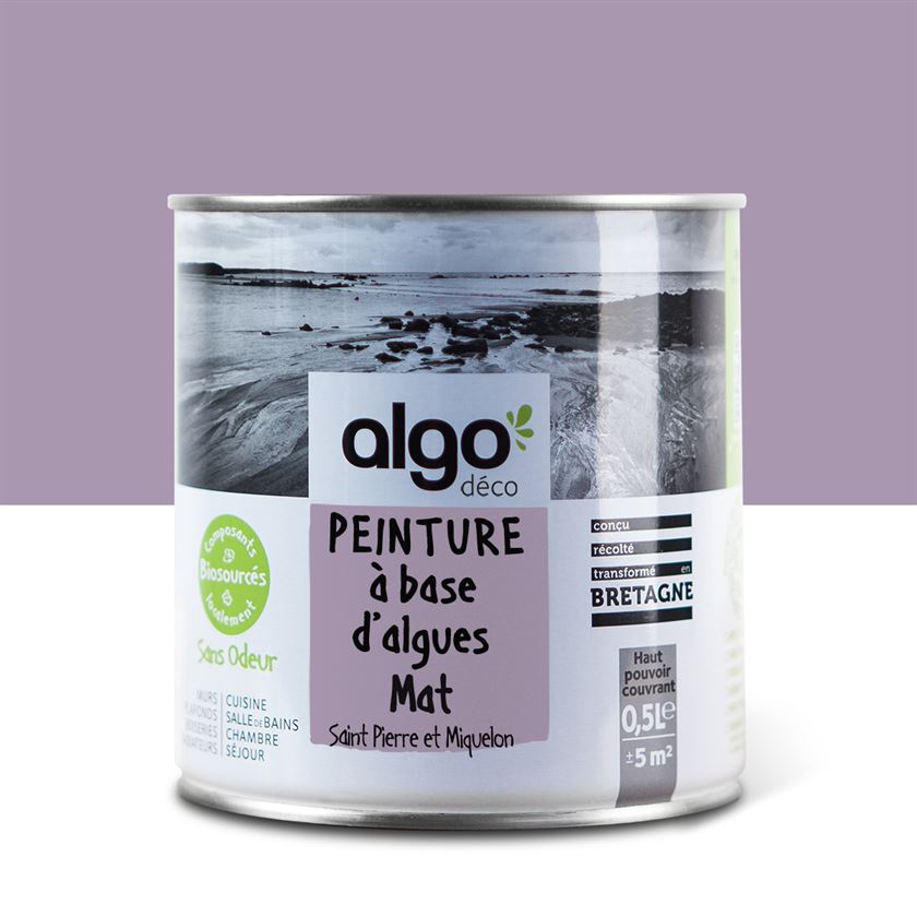 Peinture écologique Algo - Violet Saint Pierre et Miquelon