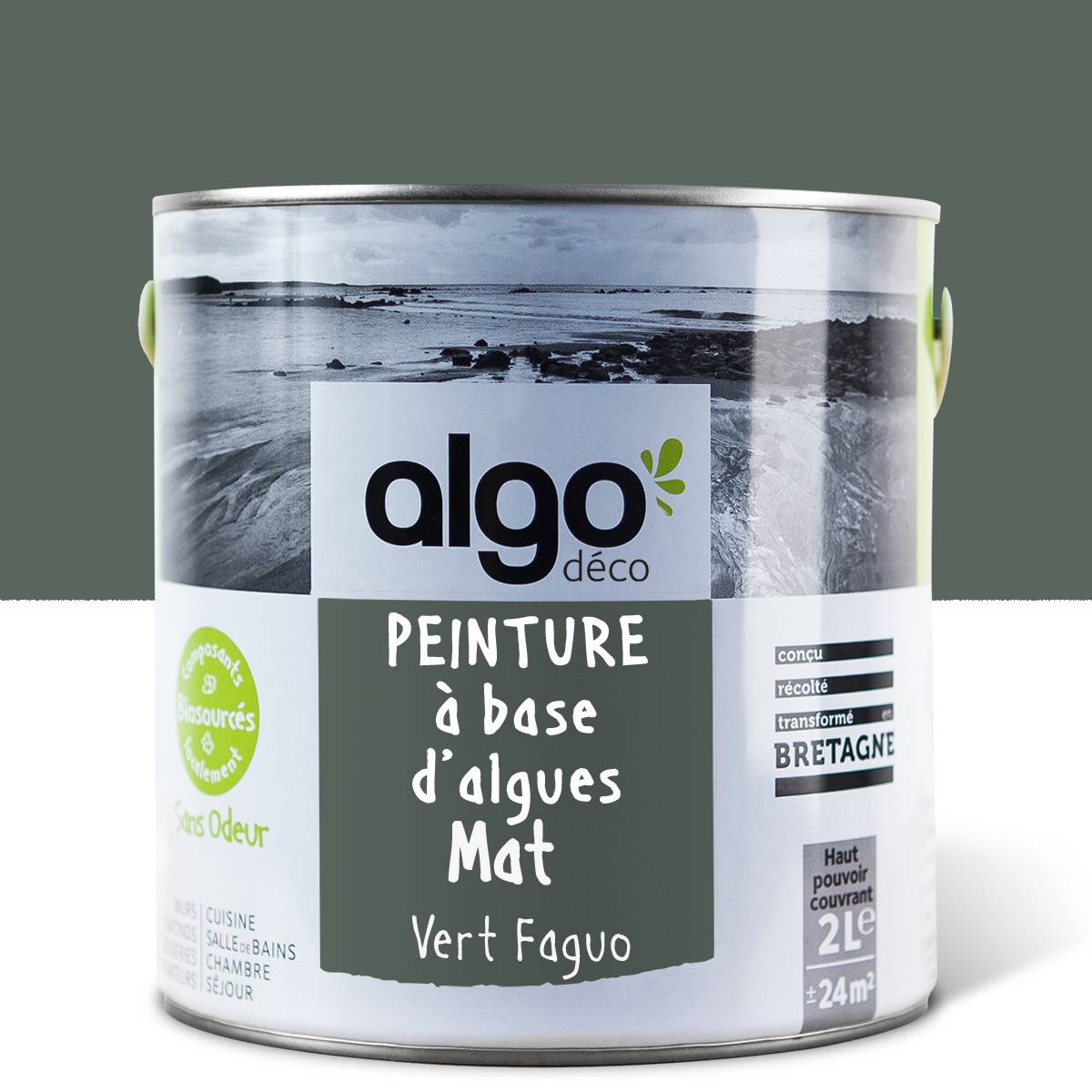 Peinture écologique Algo - Vert Faguo FA06223