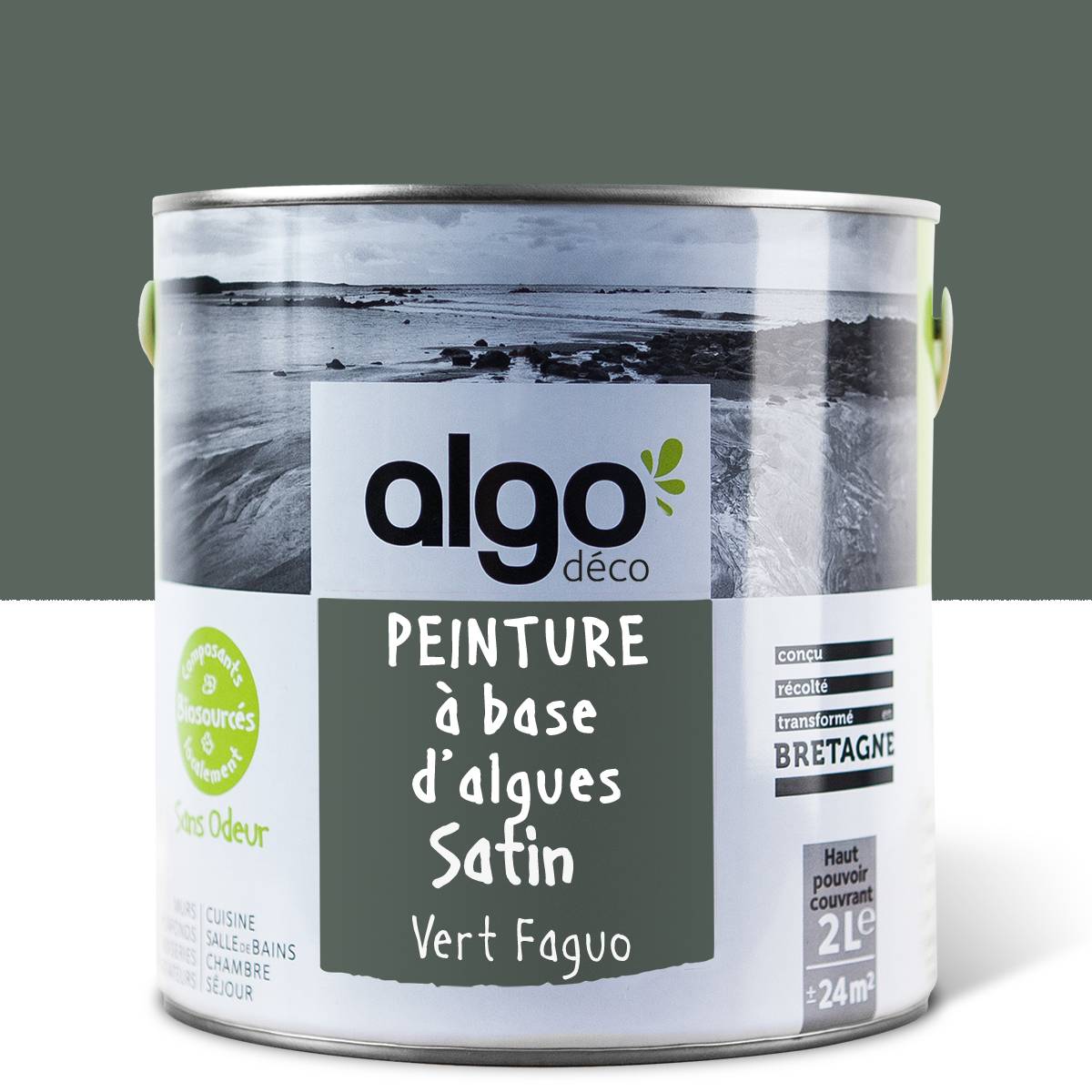 Peinture écologique Algo - Vert Faguo FA06223