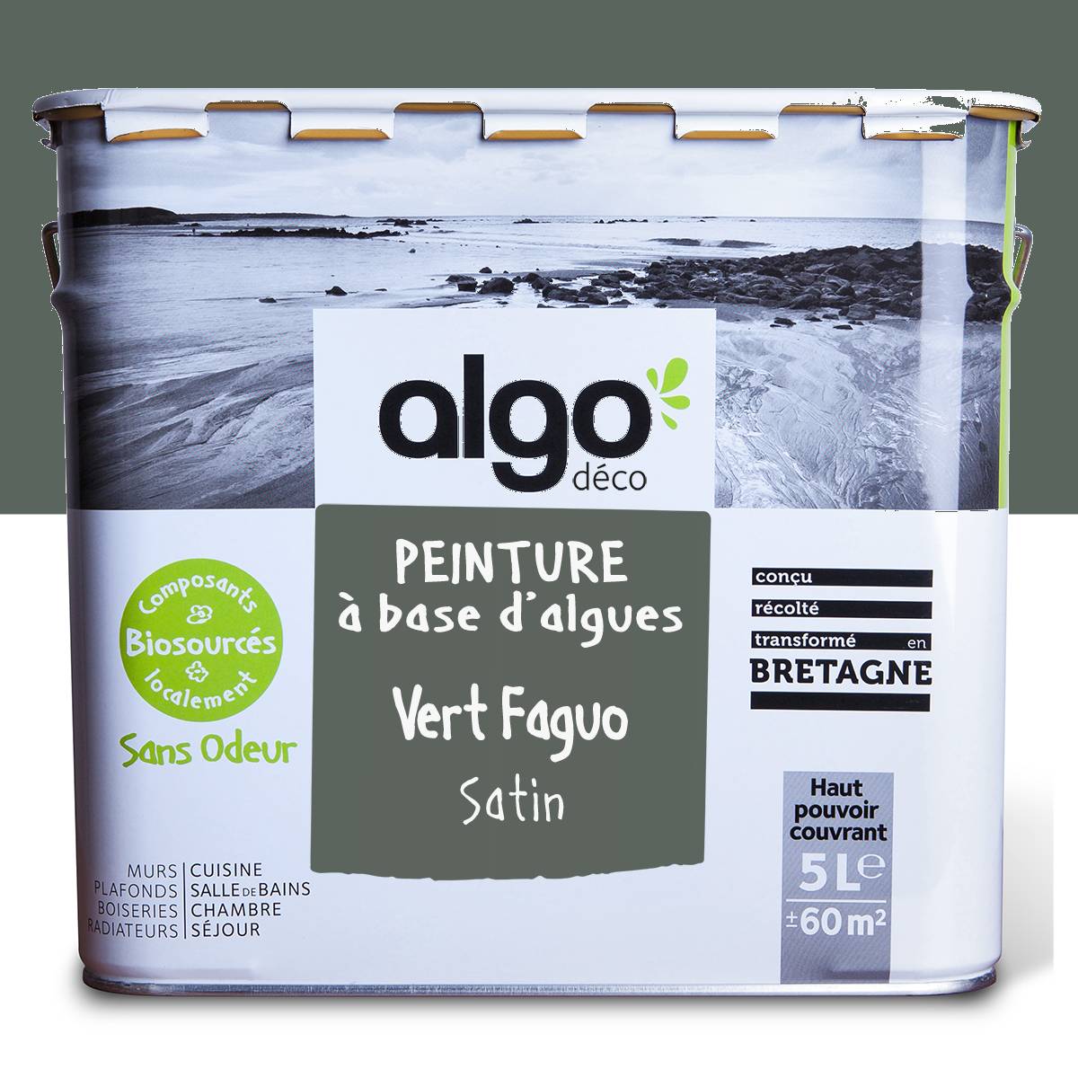 Peinture écologique Algo - Vert Faguo FA06223