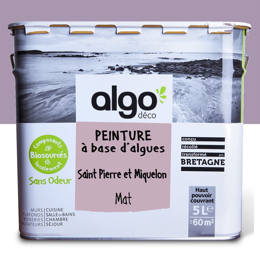 Peinture écologique Algo - Violet Saint Pierre et Miquelon