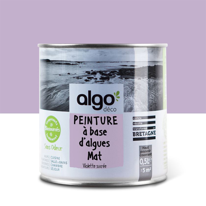 Peinture écologique Algo - Violette sucrée