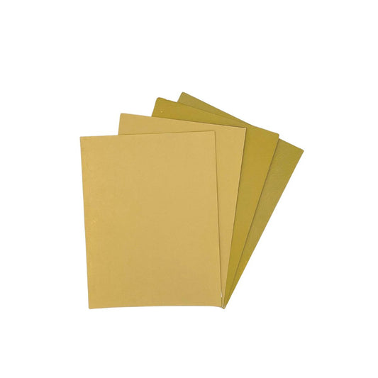 Mustard yellow color chart sample